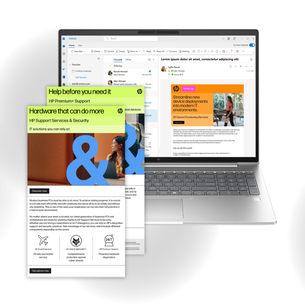 Email campaign assets